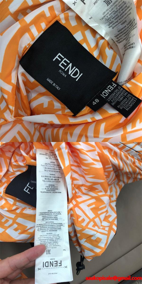 FENDI フェンディ コピー 冬仕様 FF迷彩風 リバーシブル ジャケット 2025秋冬 売れ筋