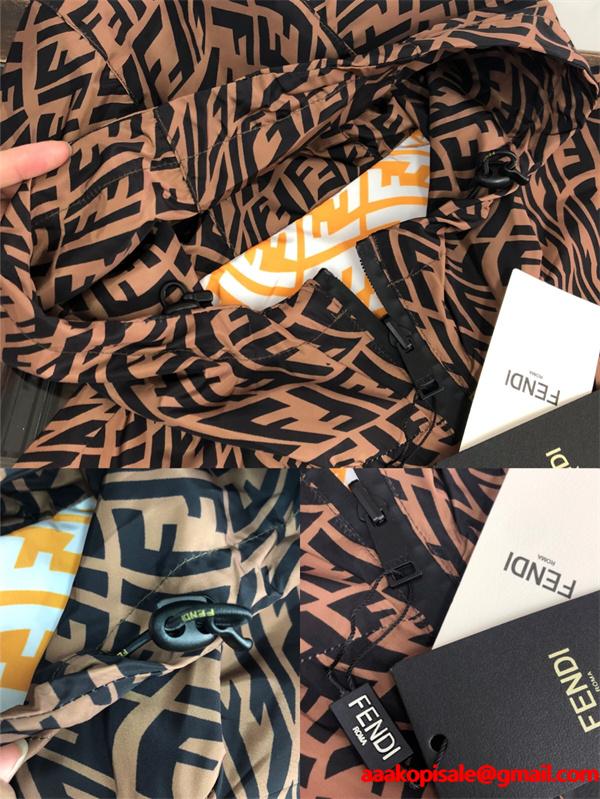 FENDI フェンディ コピー 冬仕様 FF迷彩風 リバーシブル ジャケット 2025秋冬 売れ筋