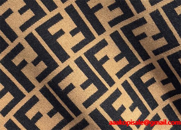 冬支度 FF総柄 ブラウン FENDI フェンディ スーパーコピー ニット 売れ筋 おすすめ