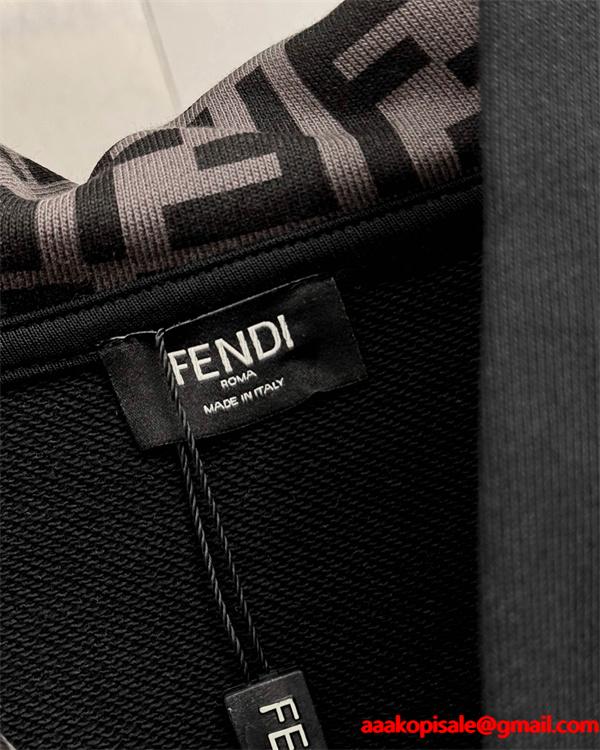2025秋冬定番 FENDI フェンディ コピー ホワイトロゴ パーカー 新着 希少