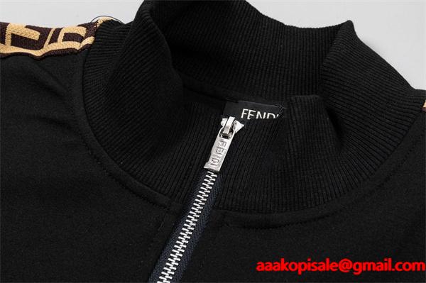 FENDI フェンディ コピー 2025秋冬必須  サイドロゴ トラックジャケット 話題