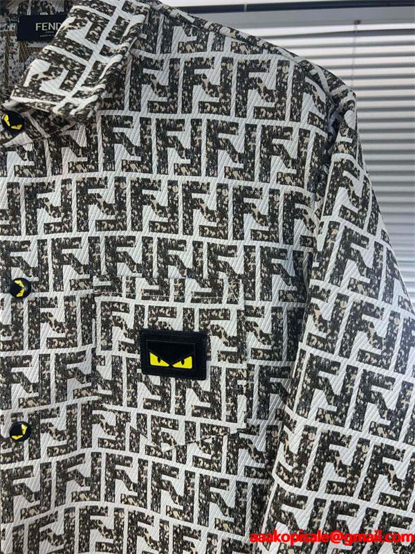 FENDI フェンディ コピー 2025秋冬注目・柔らかフィット FF総柄 デニムジャケット 人気