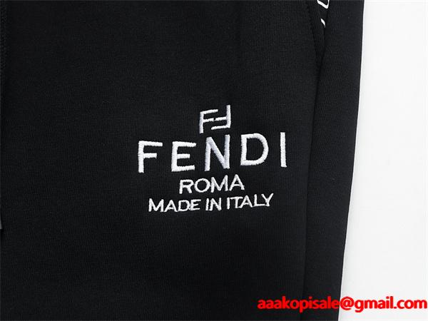 FENDI フェンディ コピー 2025秋冬注目度・動きやすい快適 Fロゴ スウェットパンツ 新作人気