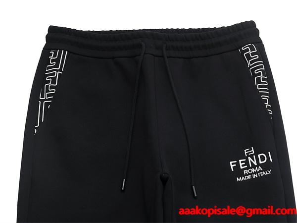 FENDI フェンディ コピー 2025秋冬注目度・動きやすい快適 Fロゴ スウェットパンツ 新作人気