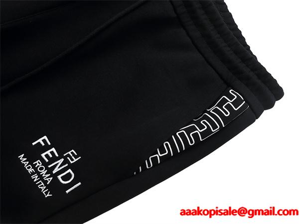 FENDI フェンディ コピー 2025秋冬注目度・動きやすい快適 Fロゴ スウェットパンツ 新作人気