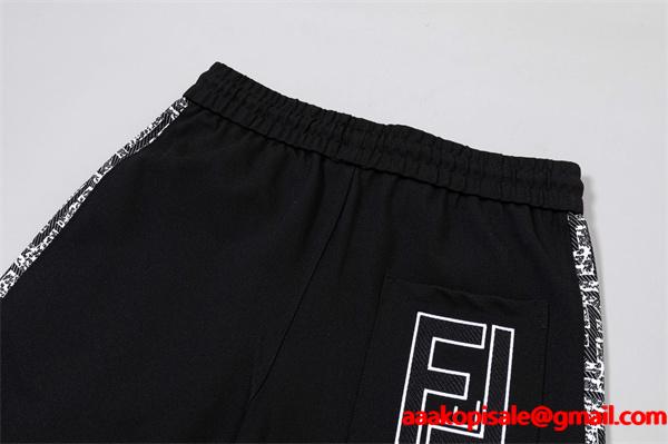 FENDI フェンディ コピー 2025秋冬本命・スポーティ上質 バックロゴ スウェットパンツ 数量わずか
