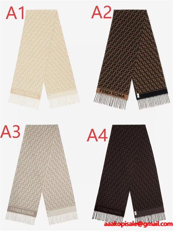 2025秋冬定番魅力・ふんわり柔暖 マフラー 新作登場 FENDI フェンディ コピー