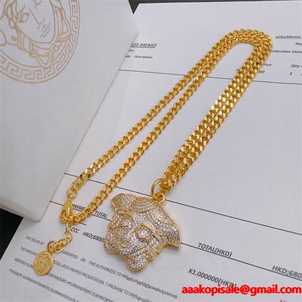❤激安Versace❤ヴェルサーチネックレスコピーハイブランドアクセサリー人気新作