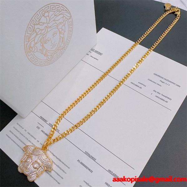 ❤激安Versace❤ヴェルサーチネックレスコピーハイブランドアクセサリー人気新作