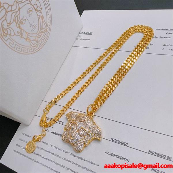 ❤激安Versace❤ヴェルサーチネックレスコピーハイブランドアクセサリー人気新作
