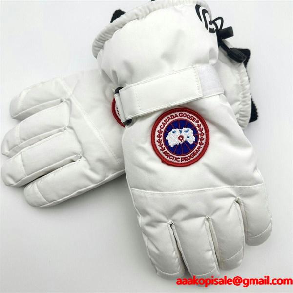 2025秋冬マストバイ・明るい ホワイト 保温 カナダグース Canada Goose コピー 手袋