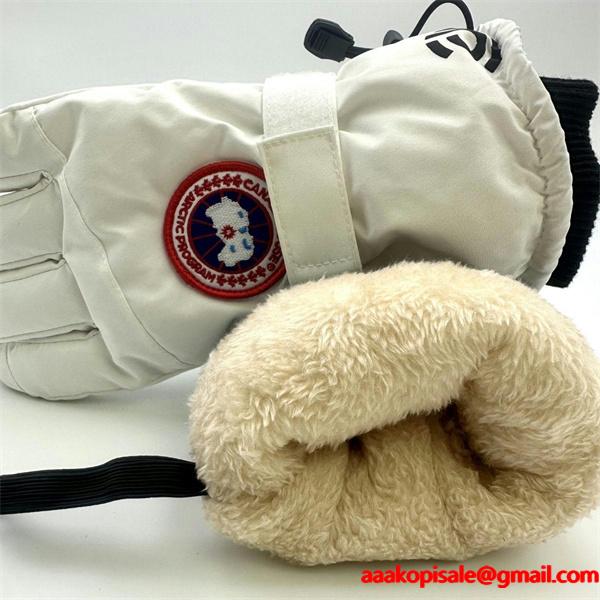 2025秋冬マストバイ・明るい ホワイト 保温 カナダグース Canada Goose コピー 手袋
