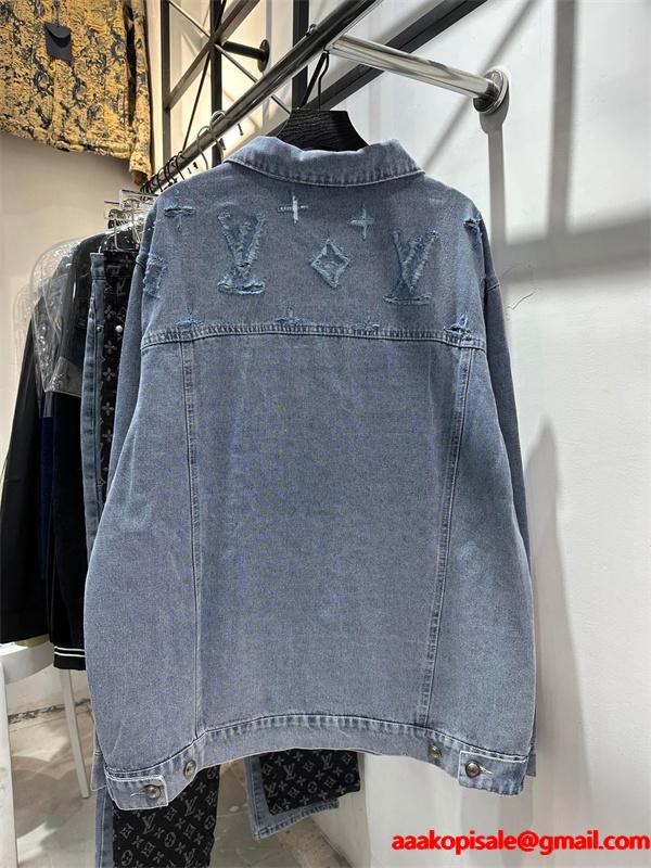 2025秋冬 トレンド映え カジュアル ライトデニム LOUIS VUITTON ルイヴィトン コピー ジャケット 人気
