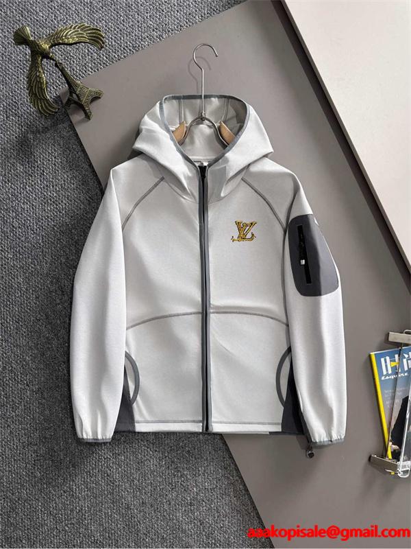 LOUIS VUITTON ルイヴィトン スーパーコピー 2025秋冬 防寒設計 スマート グレー ジャケット 今季注目度UP