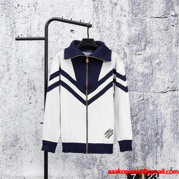 洗練 レトロ スポーティ ニットジャケット 2025年秋冬の新定番 LOUIS VUITTON ルイヴィトン コピー