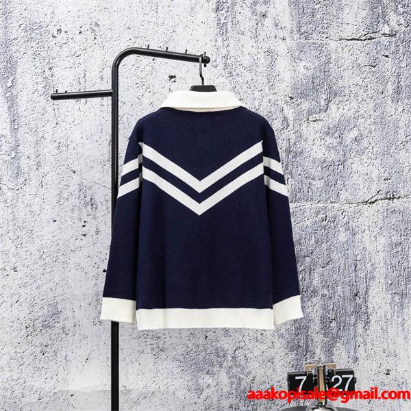 洗練 レトロ スポーティ ニットジャケット 2025年秋冬の新定番 LOUIS VUITTON ルイヴィトン コピー