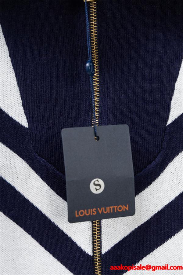 洗練 レトロ スポーティ ニットジャケット 2025年秋冬の新定番 LOUIS VUITTON ルイヴィトン コピー