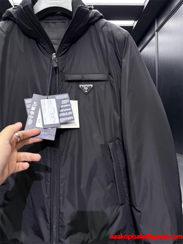 2025-2026最新☆Prada Re-Nylon プラダダウンジャケットコピーおしゃれ高級感抜群保温性抜群