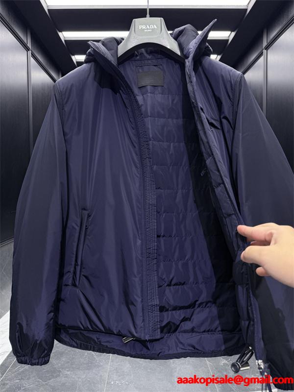 2025-2026最新☆Prada Re-Nylon プラダダウンジャケットコピーおしゃれ高級感抜群保温性抜群