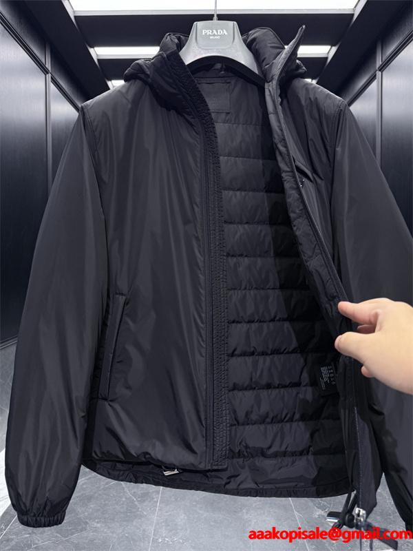 2025-2026最新☆Prada Re-Nylon プラダダウンジャケットコピーおしゃれ高級感抜群保温性抜群