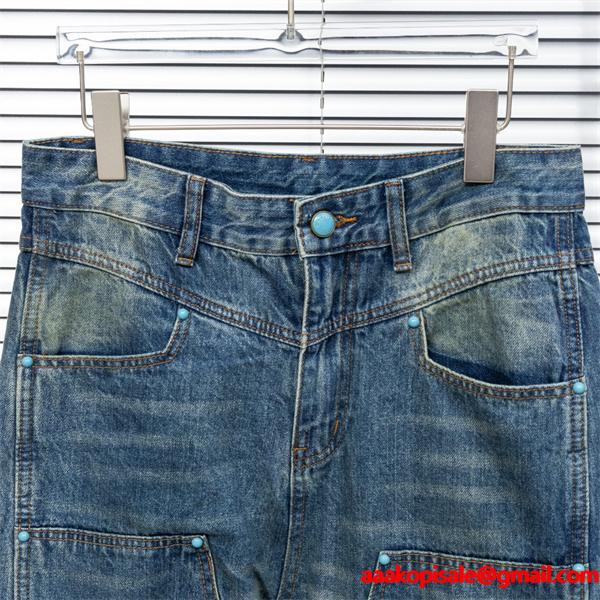 LOUIS VUITTON ルイヴィトン コピー 2025秋冬人気 インディゴ クラシック 深み ストレートデニム