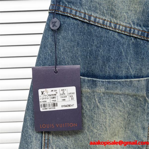 LOUIS VUITTON ルイヴィトン コピー 2025秋冬人気 インディゴ クラシック 深み ストレートデニム