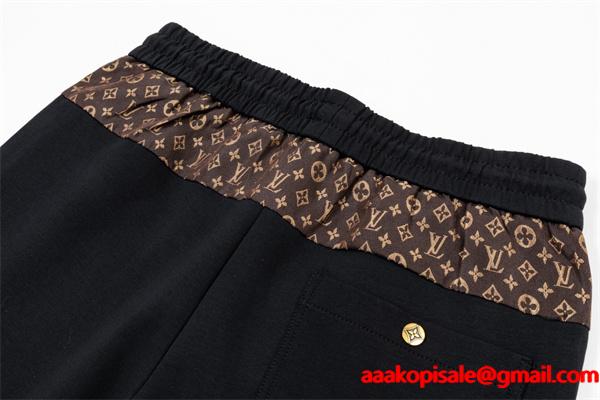 2025秋冬 グレー モード LOUIS VUITTON ルイヴィトン コピー 軽量ラク穿き スウェットパンツ