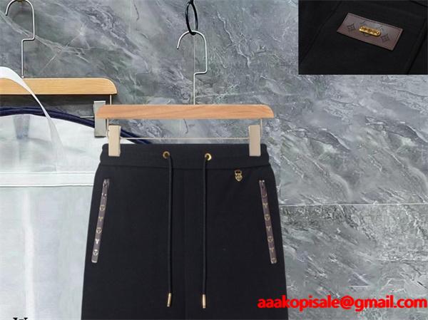 LOUIS VUITTON ルイヴィトン スーパーコピー 2025秋冬話題・落ち着いた ブラック 柔軟 スリムパンツ