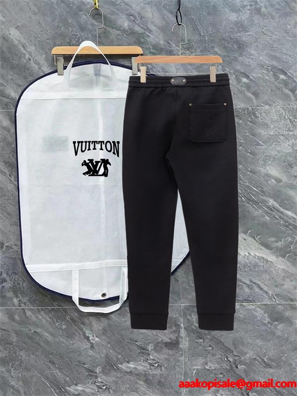2025秋冬注目度アップ・シックな ダークグレー 便利 LOUIS VUITTON ルイヴィトン コピー ジョガーパンツ