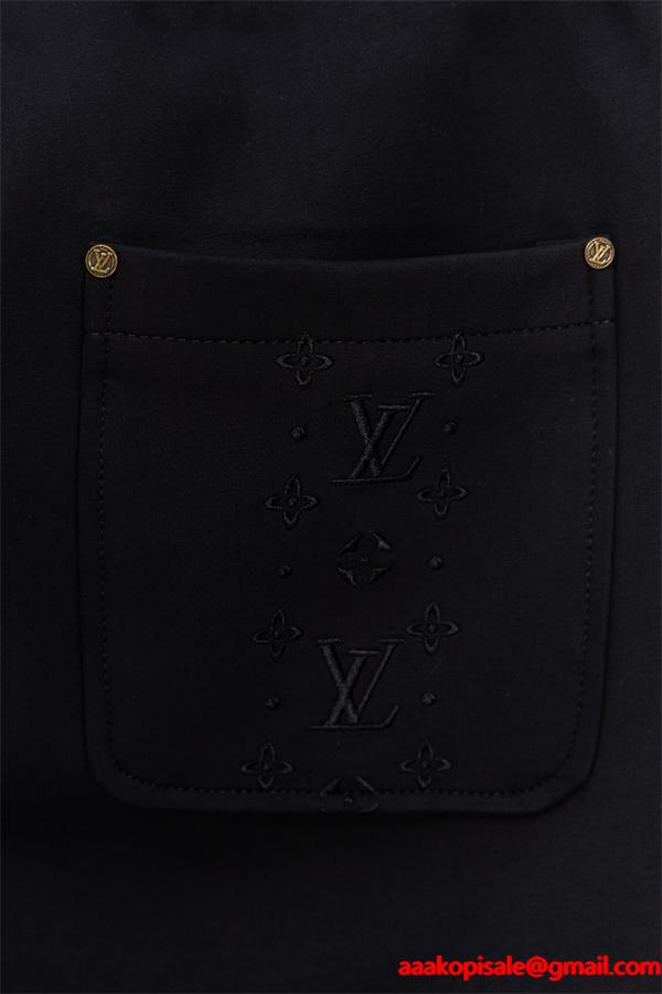 2025秋冬注目度アップ・シックな ダークグレー 便利 LOUIS VUITTON ルイヴィトン コピー ジョガーパンツ
