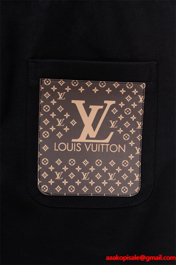 LOUIS VUITTON ルイヴィトン コピー 2025秋冬トレンド必須・洗練された ブラック モダン ジョガーパンツ