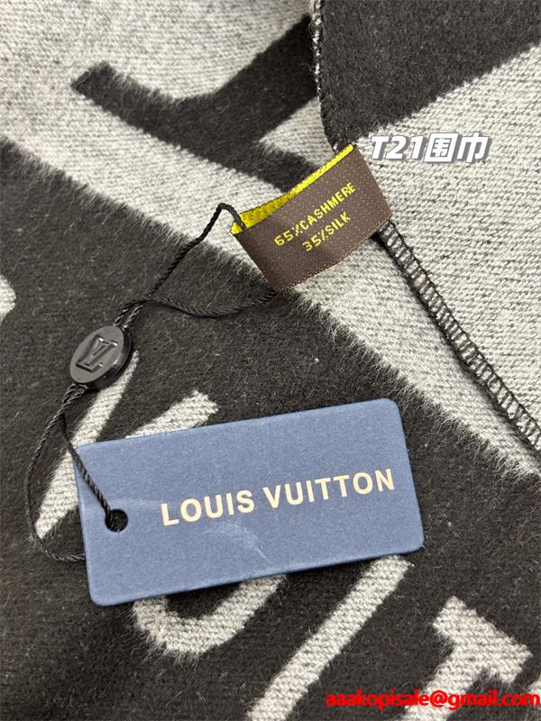 穏やか グレー 2025秋冬注目・上品シック LOUIS VUITTON ルイヴィトン スーパーコピー マフラー