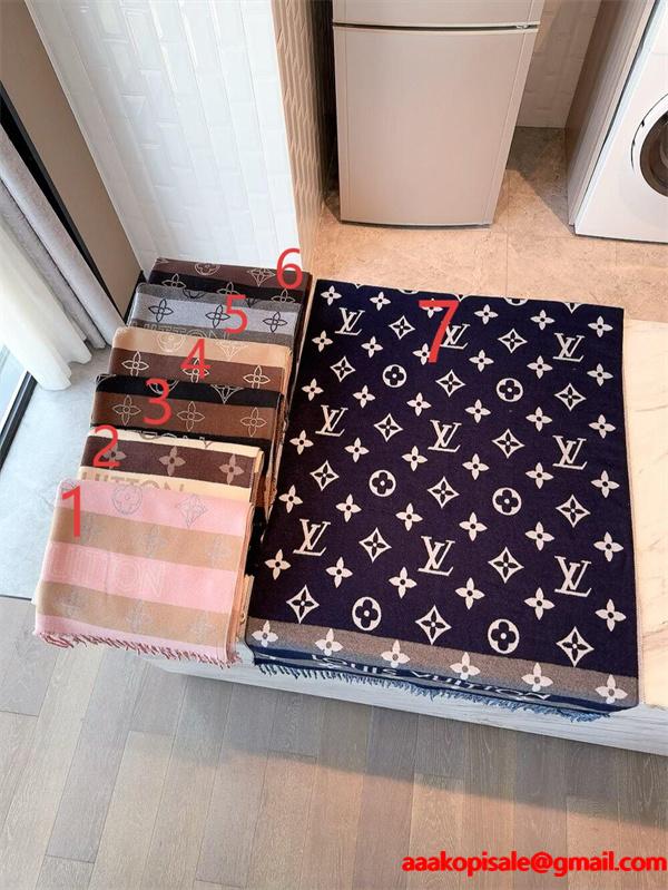 ブラック 2025秋冬話題・大人エレガンス LOUIS VUITTON ルイヴィトン コピー マフラー