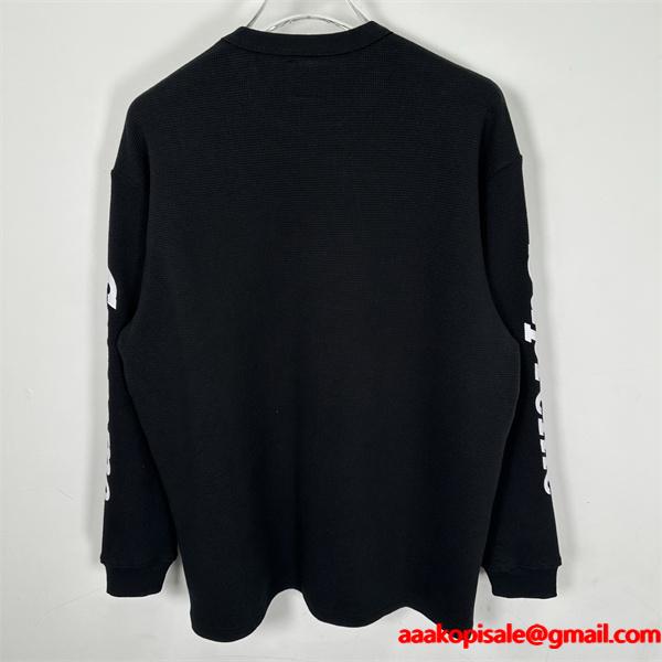 ☆トレンド☆DKシュプリーム長袖tシャツコピー SUPREME X DICKIES コラボ FW25 THERMAL L/S TEE 