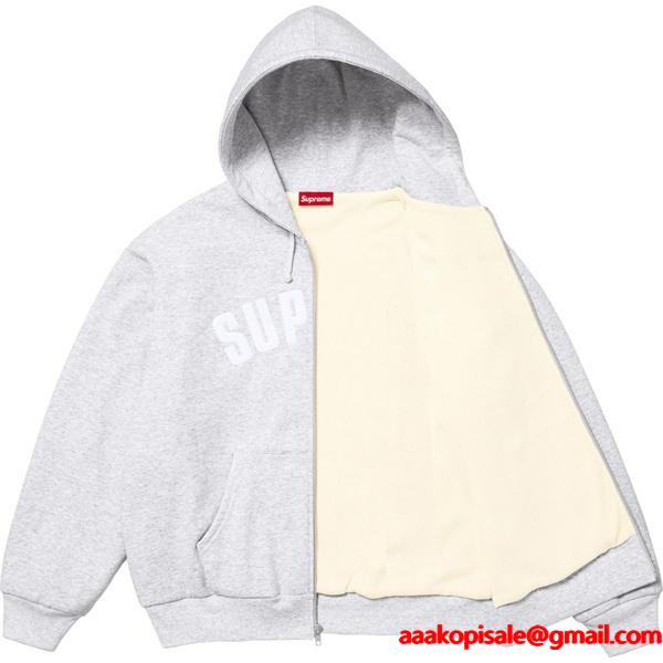 ３色☆[S02596] Sup Arc Thermal Lined Zip Up Hooded Sweatshirt logoシュプリームジップアップコピー 激レアアイテム