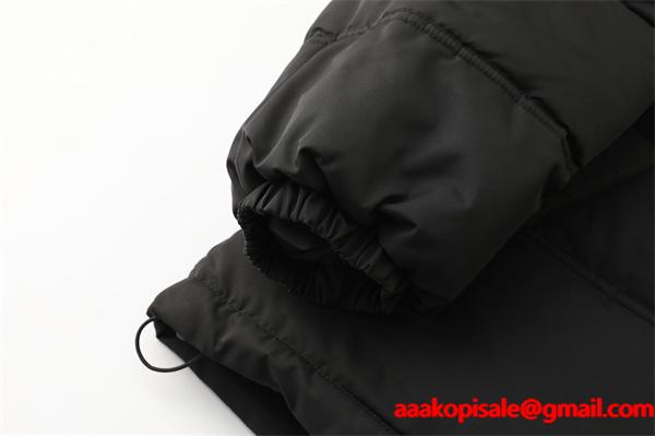 人気お洒落☆Supreme  25FW LEATHER YOKE PUFFER JACKETシュプリームダウンジャケットコピー 防寒性抜群