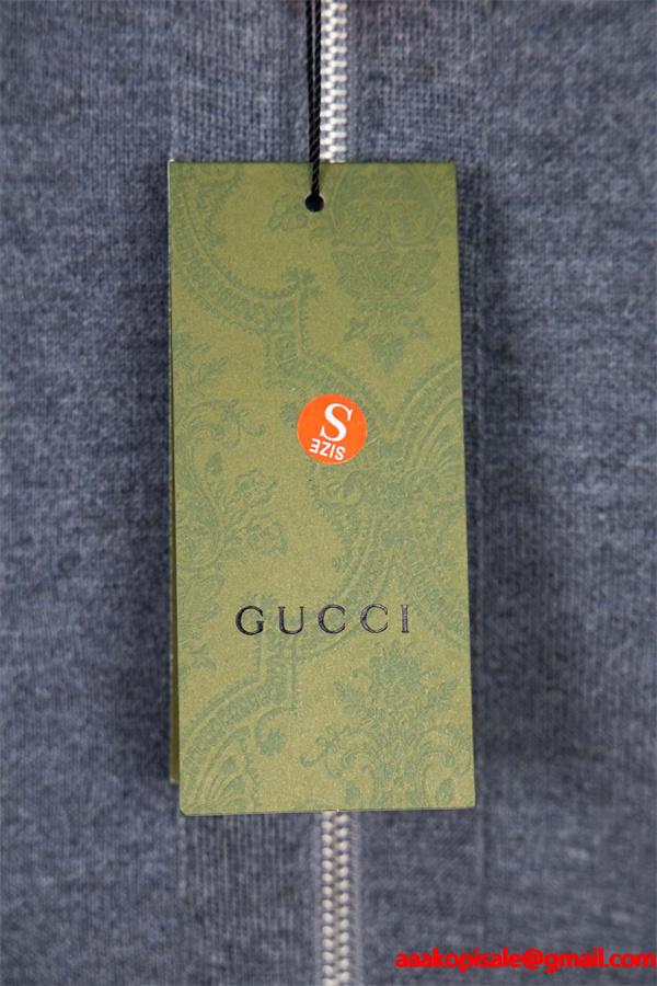 2025秋冬 暖か グレー GUCCI グッチ コピー パーカー 人気必至 カジュアル高級感