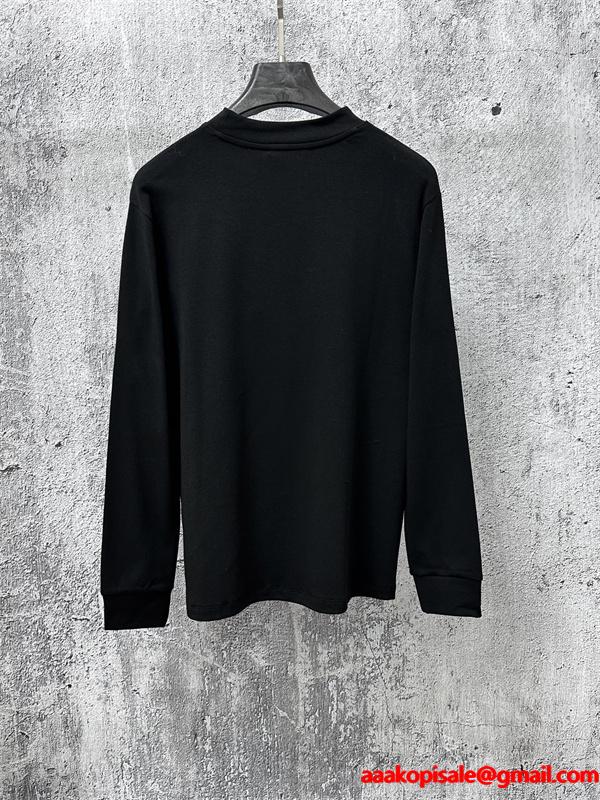  2025秋冬 定番 ブラック GUCCI ロンT おしゃれ 高評価 グッチ コピー