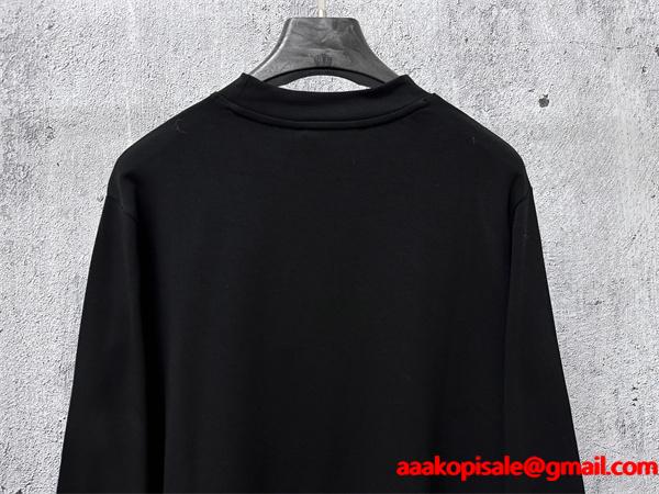  2025秋冬 定番 ブラック GUCCI ロンT おしゃれ 高評価 グッチ コピー