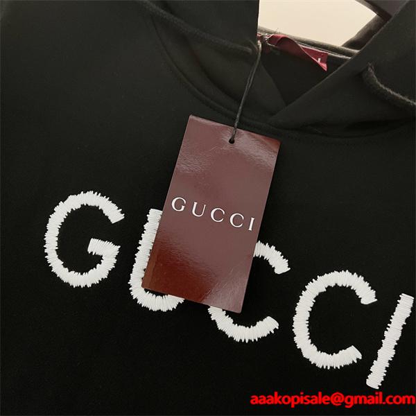 2025秋冬 存在感抜群 ブラック GUCCI グッチ コピー パーカー トレンド満載 