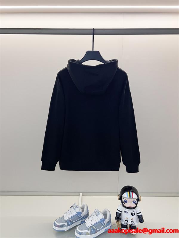2025秋冬 存在感抜群 ブラック GUCCI グッチ コピー パーカー トレンド満載 