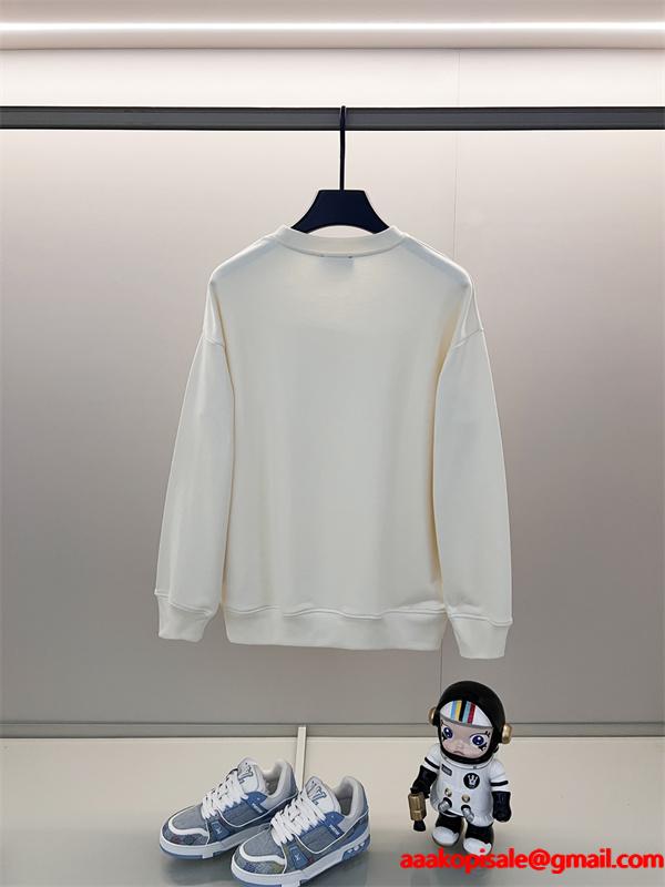 2025秋冬 上質快適 グレー GUCCI スウェット 高見えデザイン グッチ コピー