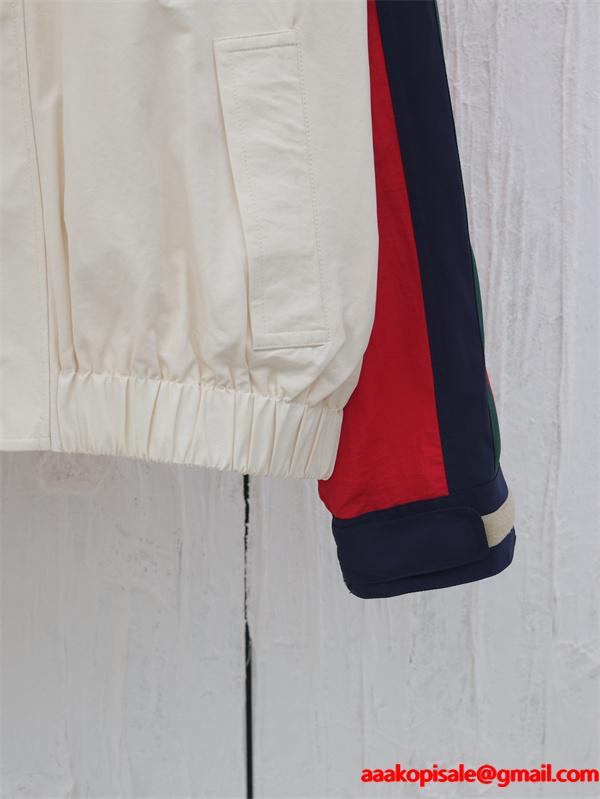 グッチ コピー 2025秋冬 上質スポーティ アイボリー GUCCI トジャケット 人気急上昇 