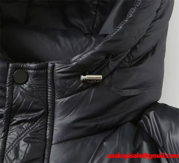 モンクレール コピー 2025秋冬 防寒エレガント ブラック MONCLER ダウンジャケット 上質スタイル 