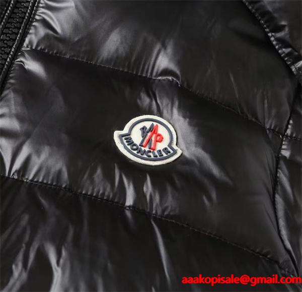 2025秋冬 軽量暖か ブラック MONCLER モンクレール コピー ダウンベスト 高機能デザイン
