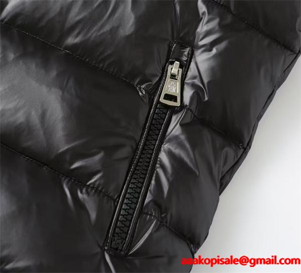 2025秋冬 軽量暖か ブラック MONCLER モンクレール コピー ダウンベスト 高機能デザイン