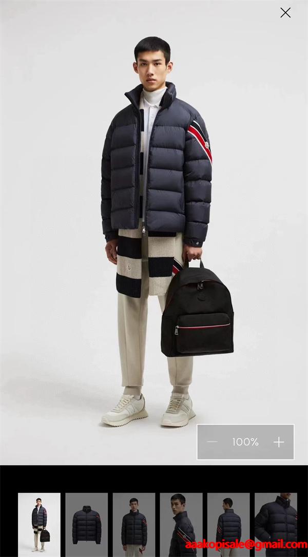 2025秋冬 高級防寒 ネイビー MONCLER モンクレール コピー ダウンジャケット 洗練スポーティ