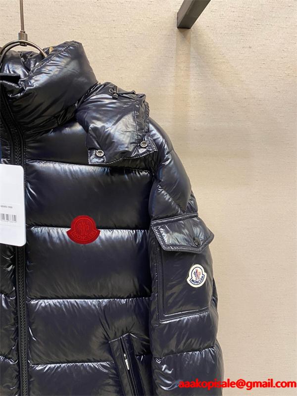 2025秋冬 上質保温 ブラック モンクレール コピー MONCLER ダウンジャケット 存在感抜群
