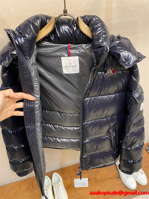 2025秋冬 ブラック MONCLER モンクレール コピー ダウンジャケット