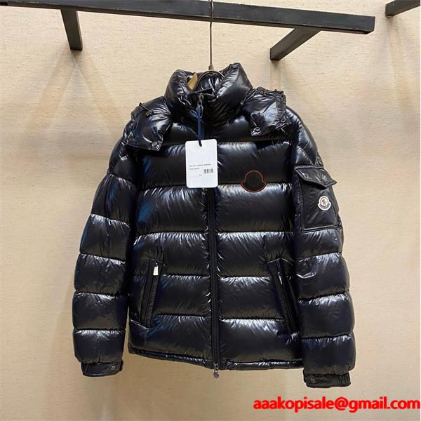 2025秋冬 ブラック MONCLER モンクレール コピー ダウンジャケット
